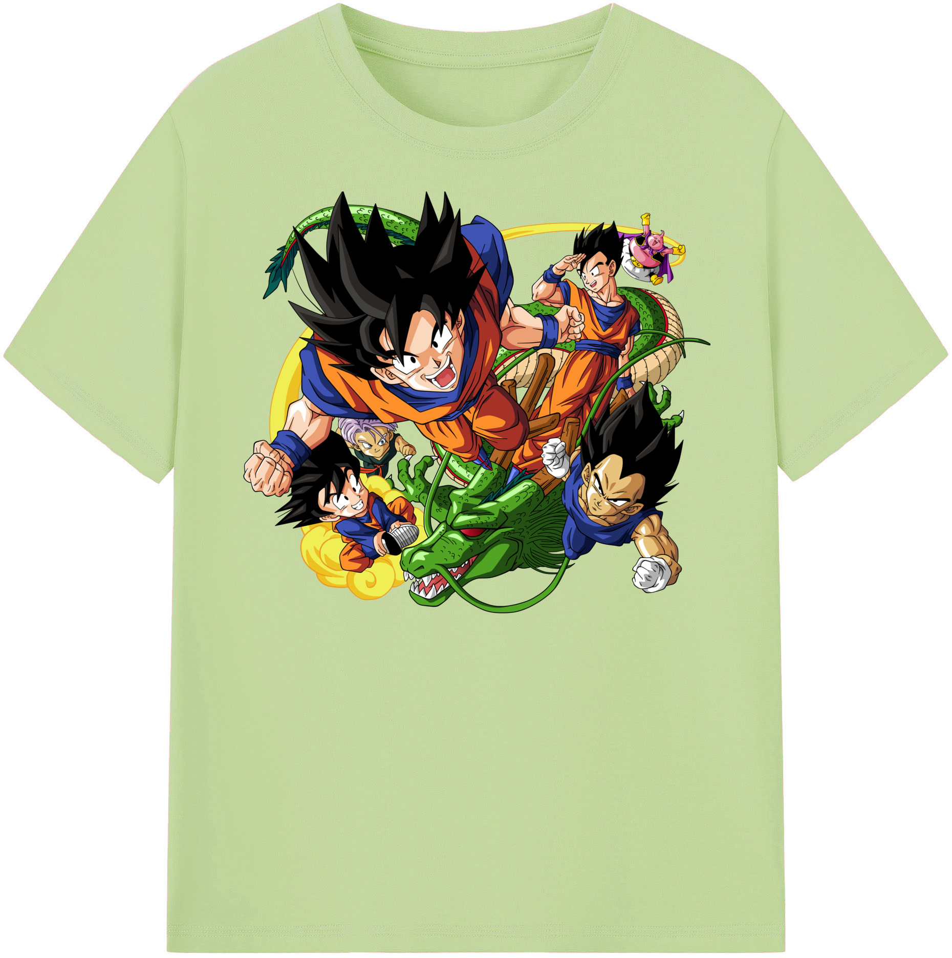 （画像用） ドラゴンボール DRAGON BALL 綿100％半袖Tシャツ（フロントプリント）